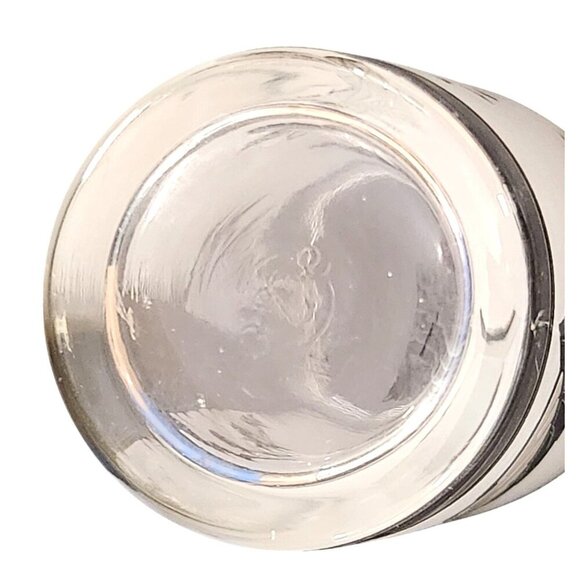 Set Of 4 Vintage Libbey Silver Foliage Juice Glasses 6 Oz Mid-Century Modern Des - Picture 7 of 9